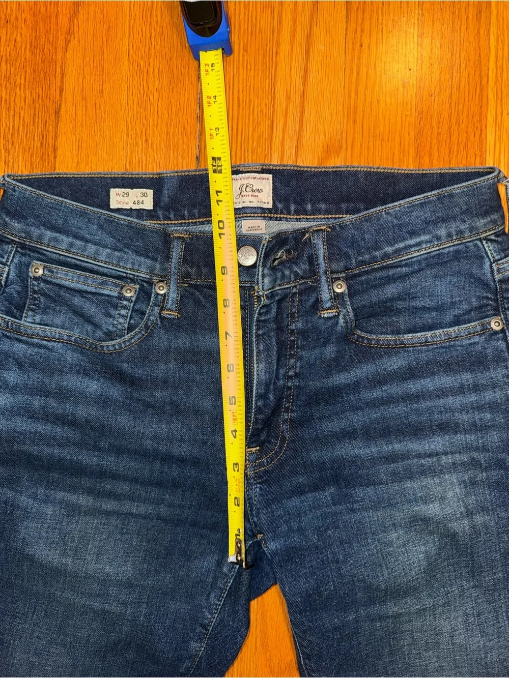 J.Crew Men's Dark Blue Denim Jeans 29x26